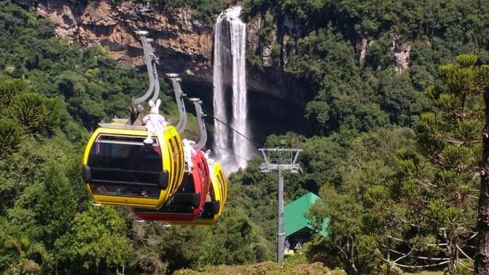 Vista panorâmica de Gramado no Tour das Hortênsias