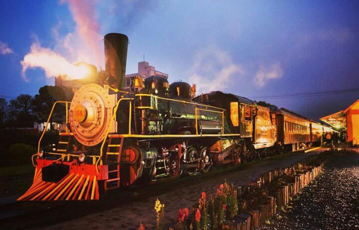 Trem histórico Maria Fumaça em Bento Gonçalves